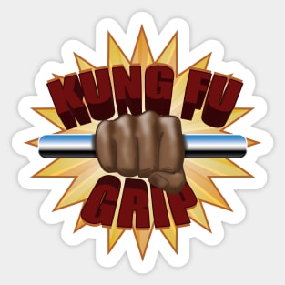 Kung Fu Grip Sticker